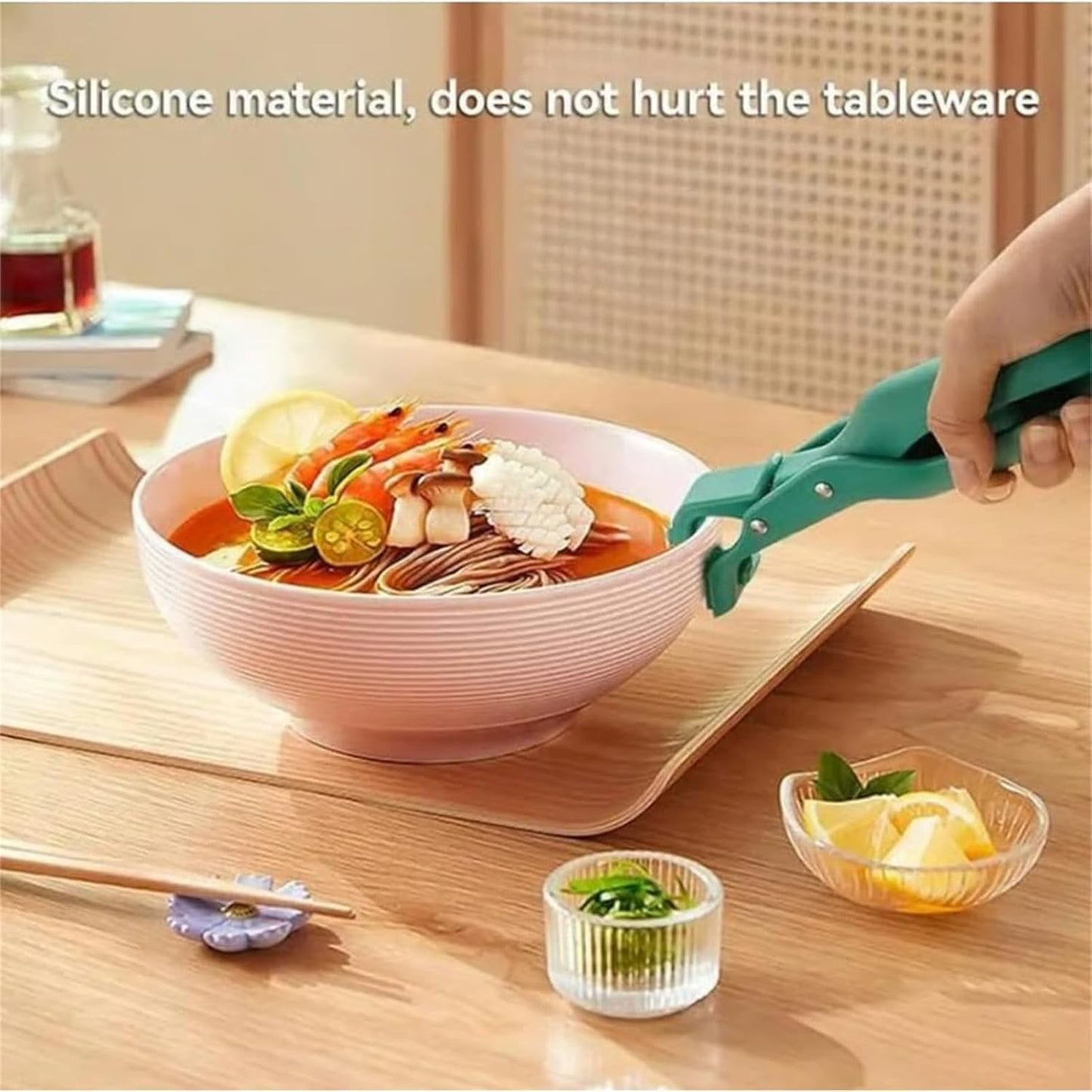 Hot Plate Gripper: 2Pcs Hot Plate Gripper Tongs, Anti-Scald Plates Grippers Lifters, Multi Angle Pan Clips Tool, Kitchen Utensil For Bowls Pans Dishes